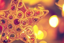 Christmas star ornament