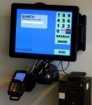Terminal de pago con tarjeta de crédito