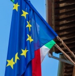 Evropské a italské vlajky