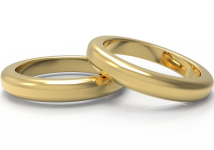 Anneaux de mariage en or