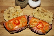 Grilled Ham And Cheese Sandwiches