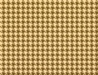 Houndstooth Pattern Brown Gold