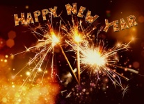Feliz año nuevo bengala