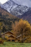 Idylická alpská chata
