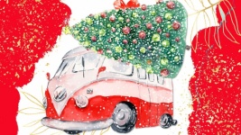 Karácsonyi VW busz