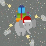 Elefante di Natale