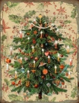 Vánoční vinobraní strom