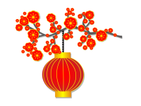Illustration för kinesisk lykta