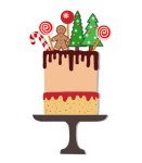 Christmas Cake illustration