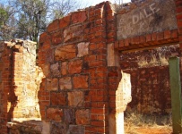Struttura interna delle mura del forte