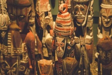 Native Wooden Statues
