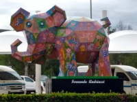 Elefant des Flughafens Oaxaca