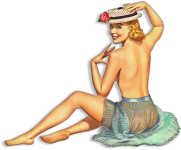 Pin-up vrouw sexy