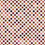 Dots background red white