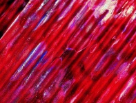 Red Abstract Of Corrugated Iron
