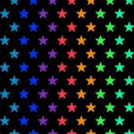 Stars Christmas pattern colorful