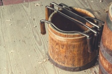 Vintage Bucket And Tools
