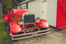 Vintage brandweerwagen