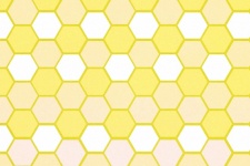 Honeycomb Pattern Background Yellow