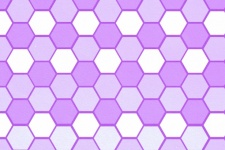 Honeycomb pattern background purple