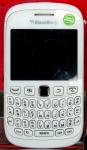 Teléfono celular Blackberry blanco