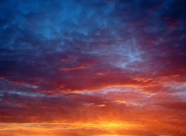 Wolken Himmel Sonnenuntergang Luft
