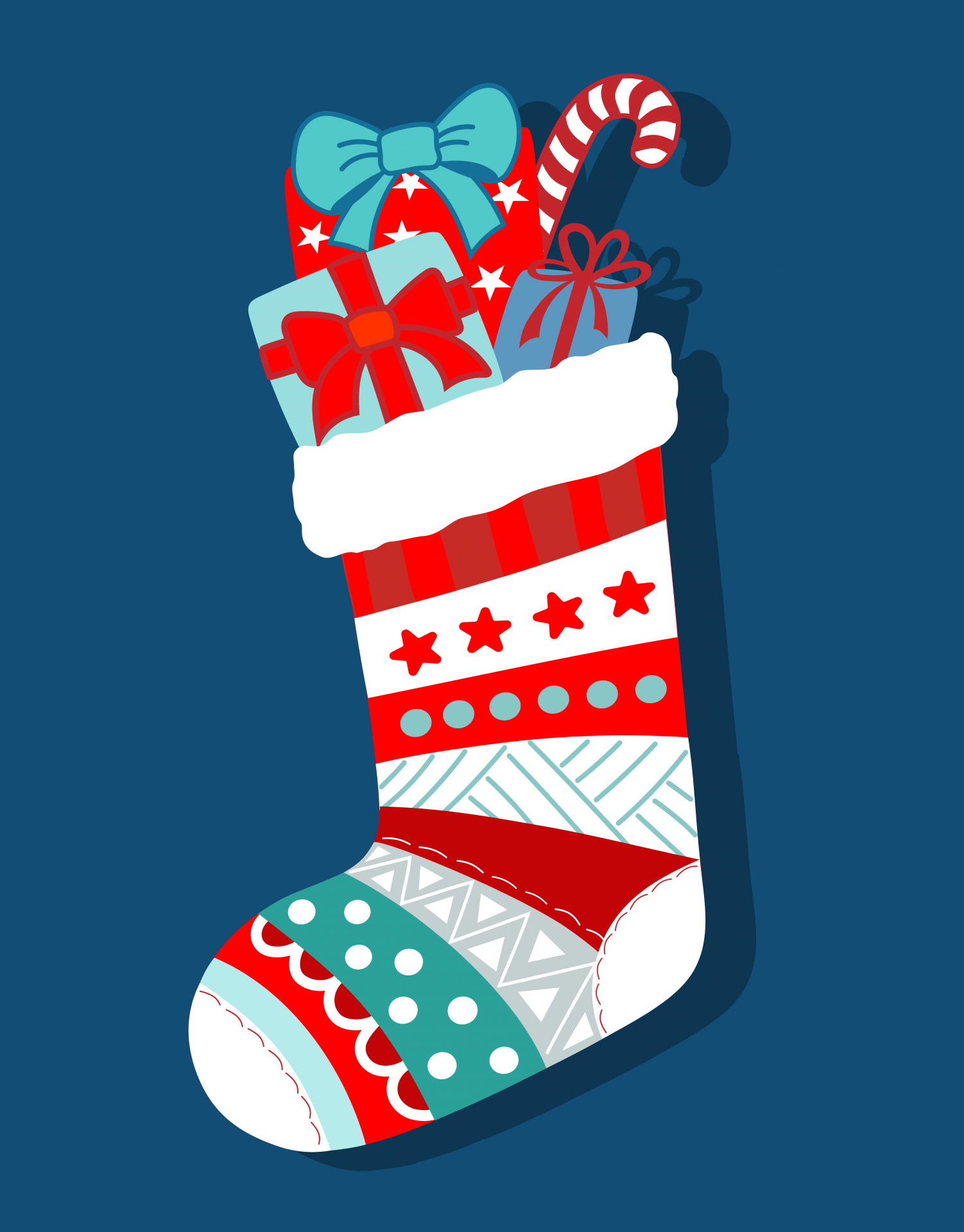 クリスマスの靴下イラスト 無料画像 Public Domain Pictures