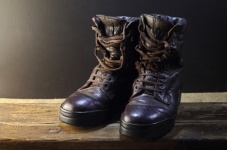 A Pair Of Combat Boots