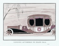 Ilustración de la vendimia del automóvil