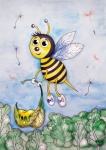 Bee With Honey