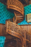 Carved staircase