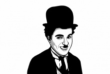 Portret Charliego Chaplina