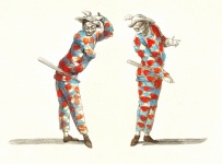 Clown Vintage Art Old