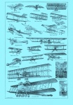 Samoloty stare vintage ilustracji