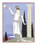 Woman Art Nouveau Vintage Art