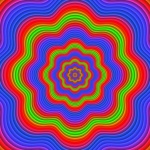 Geometric pattern background colorful