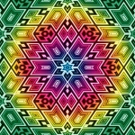 Kolorowy wzór geometryczny tło