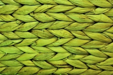Green Basket Weave Background
