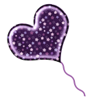 Balon în formă de inimă