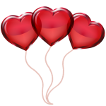 Balony w kształcie serca