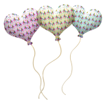 Balony w kształcie serca