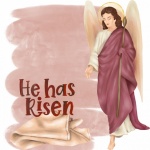 Jézus feltámadt illusztráció