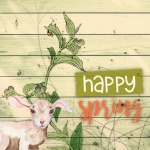 Tavaszi bárány poszter