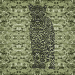 Leopard camouflage carving affect