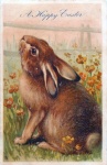 Easter vintage postcard old