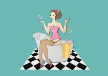 Fille pin-up