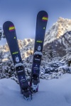 Ski Equipments on snow