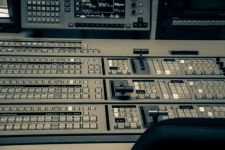Switcher Buttons In A TV Studio