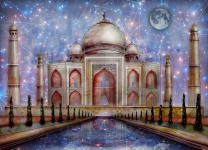 Taj Mahal chrám mauzoleum
