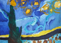 A csillagos éjszaka Van Gogh
